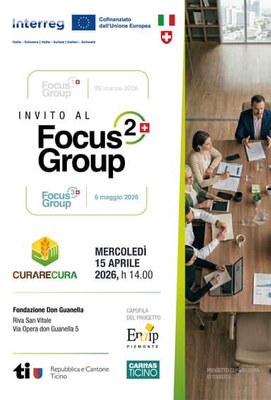 '2° Focus Group Svizzero' - Riva San Vitale - 15 aprile 2026