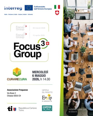 '3° Focus Group Svizzero' - Chiasso - 6 maggio 2026