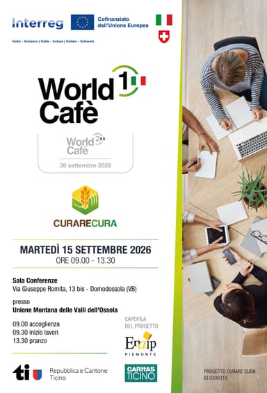 '1° World Cafe Italiano' - Domodossola - 15 settembre 2026